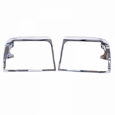 1992-1997 F-150/250/350 & Bronco Chrome Headlight Bezel Set (Pair)