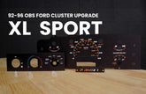 1992-1996 Ford F-Series Gauge Cluster XL Sport Film Kit