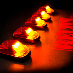 2017-2020 Superduty Recon 264343BK Smoked Lens Amber LED Cab Lights