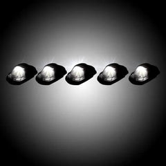 2017-2020 Superduty Recon 264343WHBK Smoked Lens White LED Cab Lights