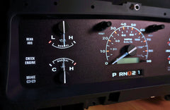 1992-1996 Ford F-Series Gauge Cluster XL Modern Film Kit