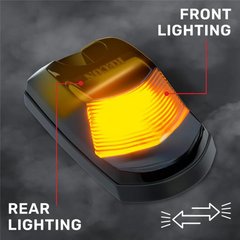 RECON 264343BKHPAM SMOKED LENS AMBER 2-WAY FACING LED CAB LIGHTS