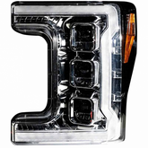 2017-2019 Super Duty Recon Chrome LED Projector Headlights With OLED DRL 264372LEDCLCS