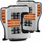 2017-2019 Super Duty Alpharex Nova-Series Chrome LED Projector Headlights 880101
