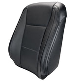 2017-2018 Lariat - Super Crew - Front Row Driver Side Top Cover - Ebony - OEM Config. Leather/Vinyl - Compatible with Heated & Cooled Seats & Side Impact Airbag. Matches OEM Part # GL3Z-1664417-DG