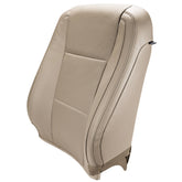 2017-2018 Lariat - Super Crew - Front Row Driver Side Top Cover - Medium Light Camel - OEM Config. Leather/Vinyl - Compatible with Heated & Cooled Seats & Side Impact Airbag. Matches OEM Part # GL3Z-1664417-DH