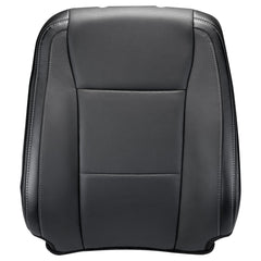 2017-2018 Lariat - Super Crew - Front Row Passenger Side Top Cover - Ebony - OEM Config. Leather/Vinyl - Compatible with Heated & Cooled Seats & Side Impact Airbag. Matches OEM Part # GL3Z-1664416-DG