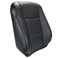 2017-2018 Lariat - Super Crew - Front Row Passenger Side Top Cover - Ebony - OEM Config. Leather/Vinyl - Compatible with Heated & Cooled Seats & Side Impact Airbag. Matches OEM Part # GL3Z-1664416-DG