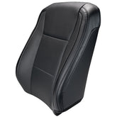 2017-2018 Lariat - Super Crew - Front Row Passenger Side Top Cover - Ebony - OEM Config. Leather/Vinyl - Compatible with Heated & Cooled Seats & Side Impact Airbag. Matches OEM Part # GL3Z-1664416-DG