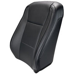 2017-2018 Lariat - Super Crew - Front Row Passenger Side Top Cover - Ebony - OEM Config. Leather/Vinyl - Compatible with Heated & Cooled Seats & Side Impact Airbag. Matches OEM Part # GL3Z-1664416-DG