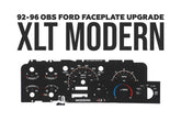 1992-1996 Ford F-Series Gauge Cluster XLT Modern Film Kit
