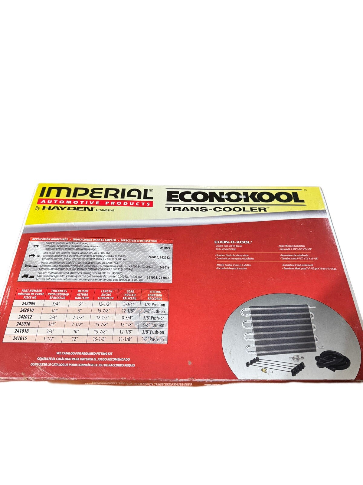Transmission Cooler Imperial Econokool 241018
