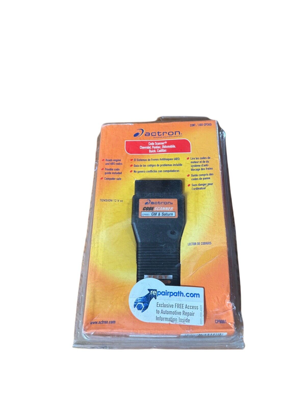 Gm Chevy GMC Pontiac Oldsmobile Buick Cadillac Actron Scanner CP9001