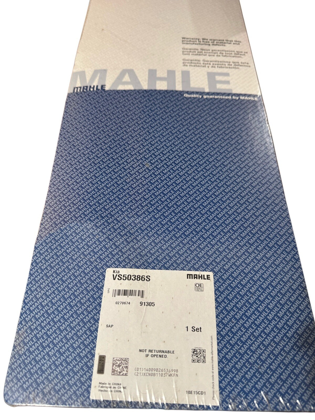 2001-2006 Kia & Hyundai 3.5L  Mahle Gasket Set 5S50386S