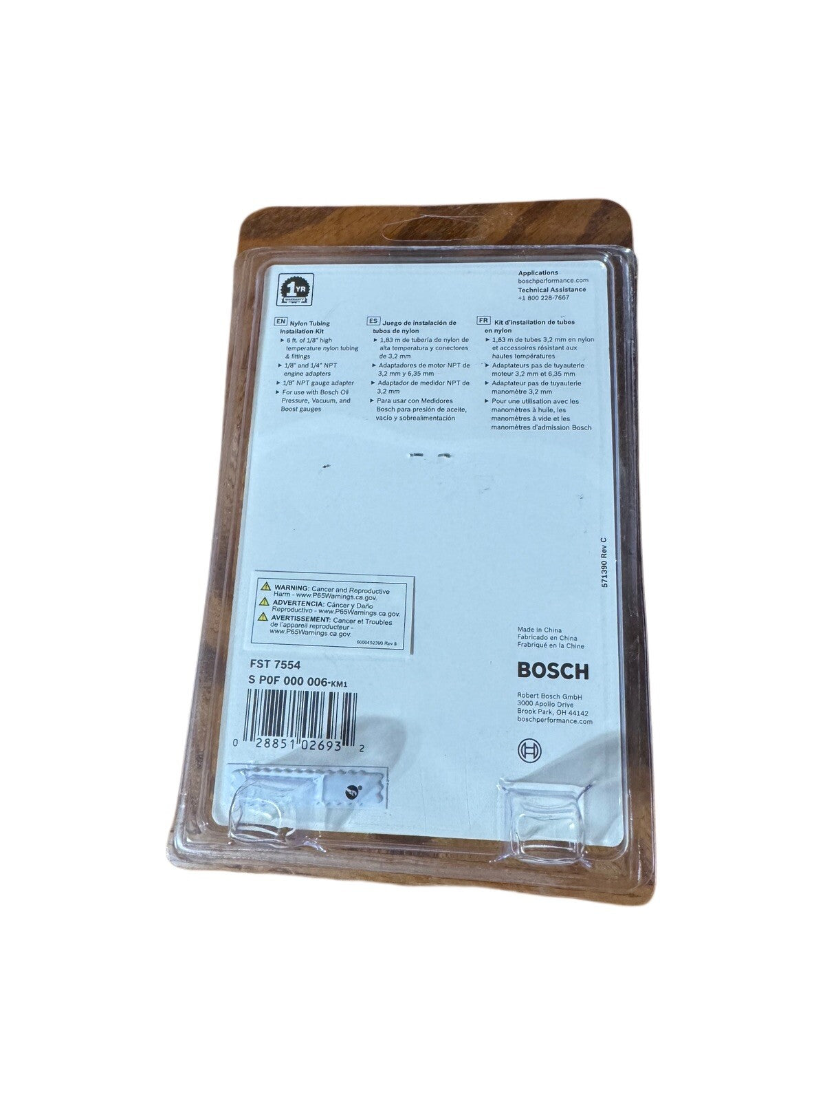 Bosch Nylon Tubing Installation Kit FST 7554 