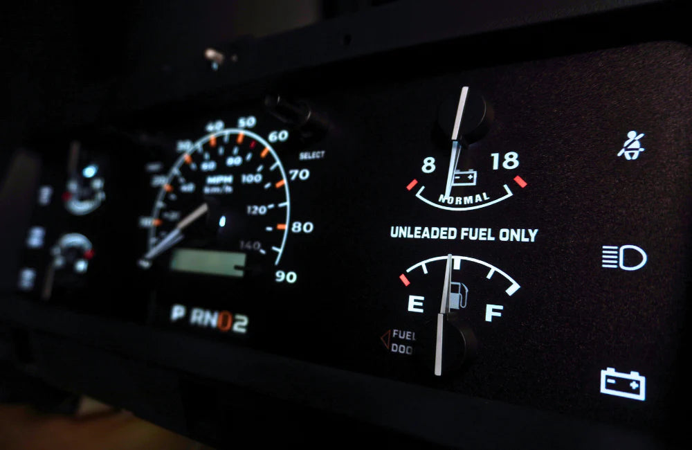 1992-1996 Ford F-Series Gauge Cluster XL Modern Film Kit