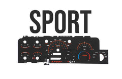 1992-1996 Ford F-Series Gauge Cluster XLT Sport Film Kit