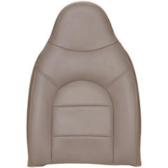 2000 Lariat Crew Cab - Driver Side Top Cover - Bucket or 40/20/40 Seats - Prairie Tan Tan Leather/Vinyl. Back of Seat Top Cover Has Vinyl with Vinyl Pocket