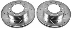 2005-2012 F-250 & F-350 SRW/DRW Power Stop Evolution Front Drilled & Slotted Rotors AR85107XPR