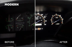 1992-1996 Ford F-Series Gauge Cluster XLT Modern Film Kit