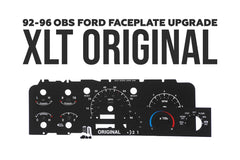 1992-1996 Ford F-Series Gauge Cluster XLT Original Film Kit