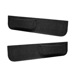 1987-1991 FORD (NON POWER) Black Door Panel/Dash Overlay Kit
