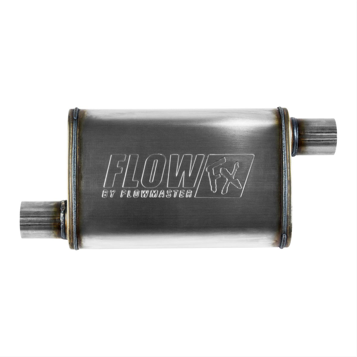 Flowmaster FlowFX Muffler 71235 | 2.25 Center/Offset | 409 Stainless