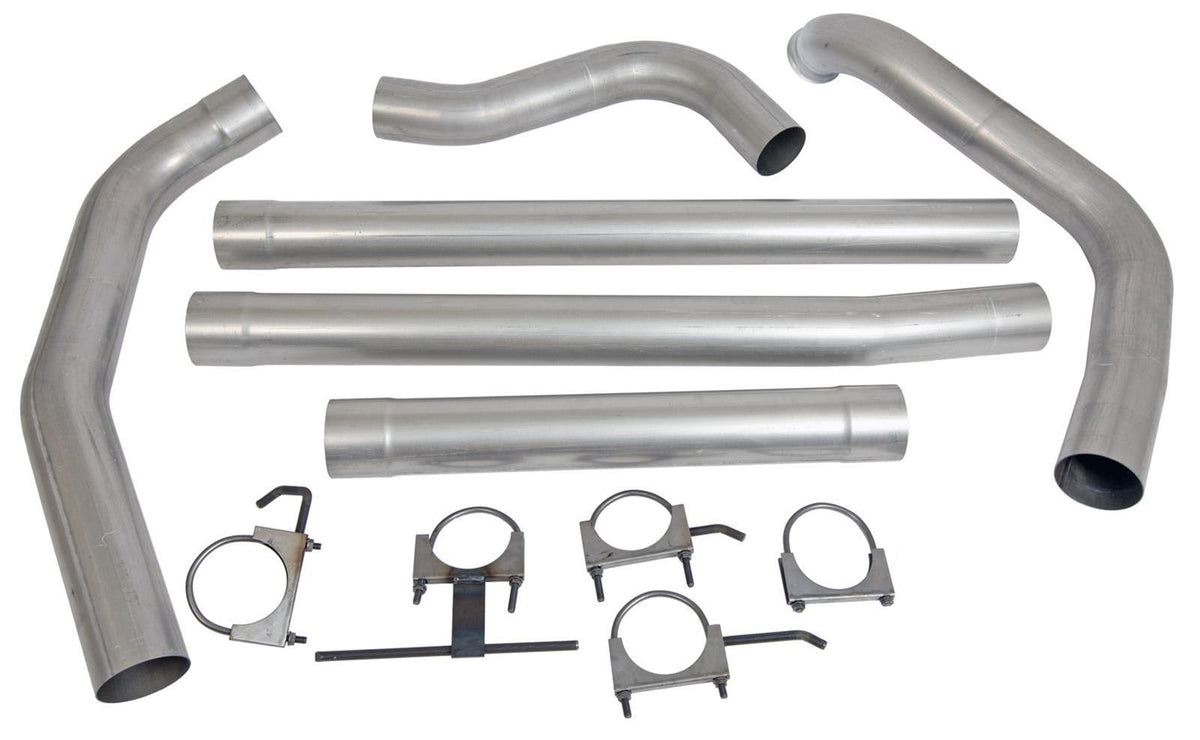 1999-2003 Ford 7.3 Powerstroke 4 Inch Turbo Back AL Exhaust No Muffler