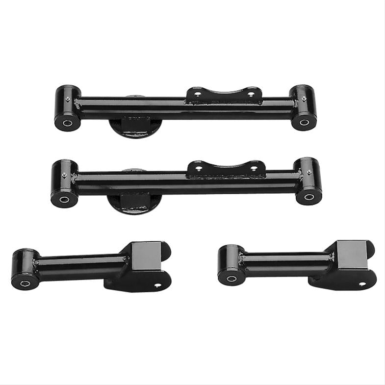 Tubular Rear Control Arms | 79-04 Mustang | Poly Bushings, Black