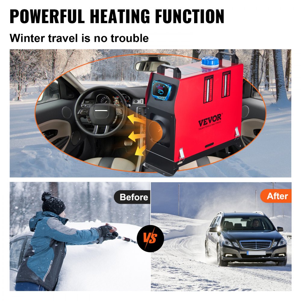 VEVOR Diesel Air Heater All-in-one 12V 8KW