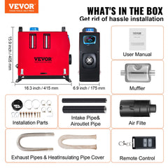 VEVOR Diesel Air Heater All-in-one 12V 8KW